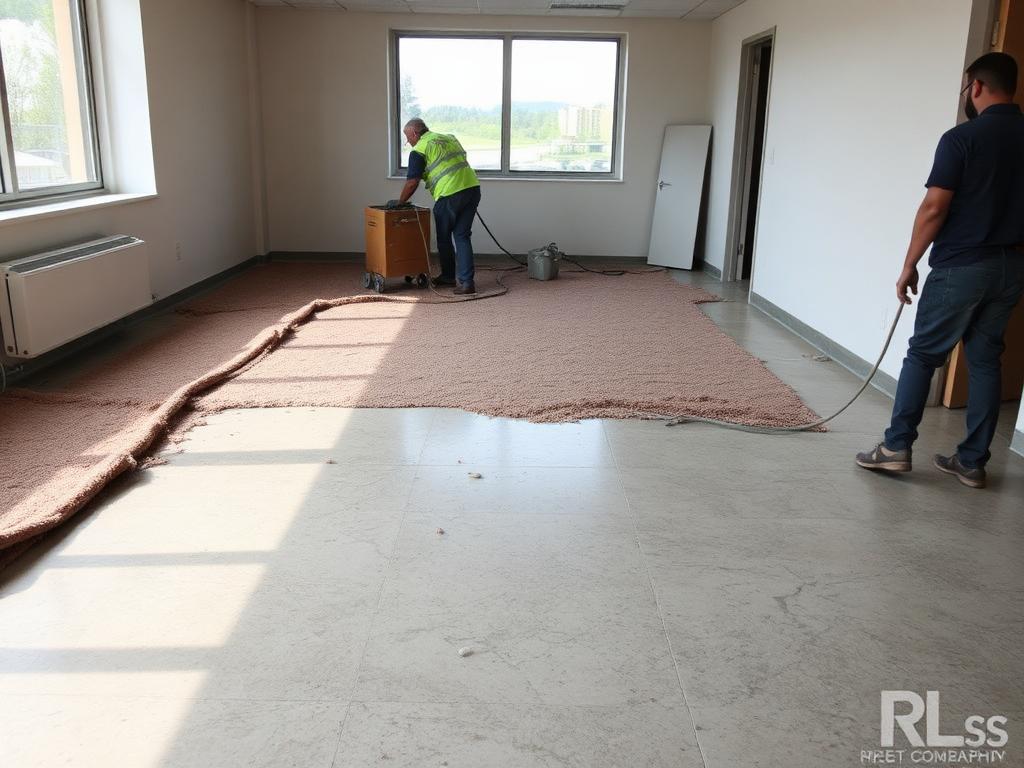 Remoción de alfombras y viniles